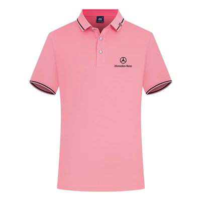 Polo Mercedes Benz Homme Tennis Manches Courtes Polo Extérieur été Loisirs Sports T-Shirt